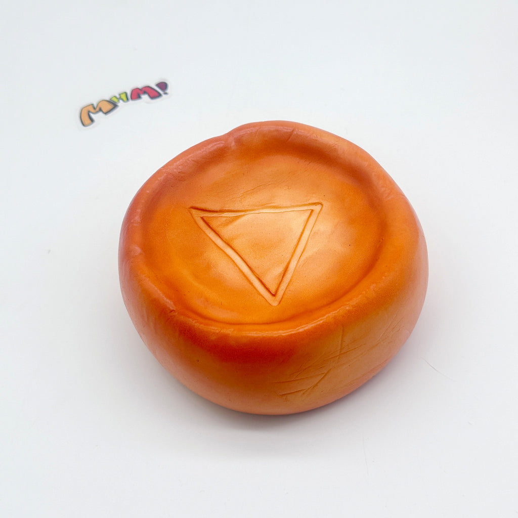 🍯 Caramel Dalgona Candy Squishy | Triangle Pattern Sugar Honeycomb Slow Rising Stress Relief Toy