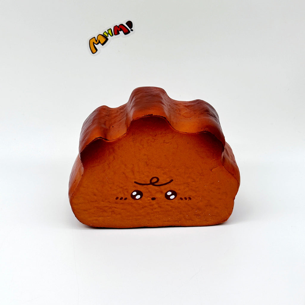 🍞 Milk Haas Bread Squishy - Chocolate Brown & Original Bread Yellow Slow Rising Stress Relief Toy