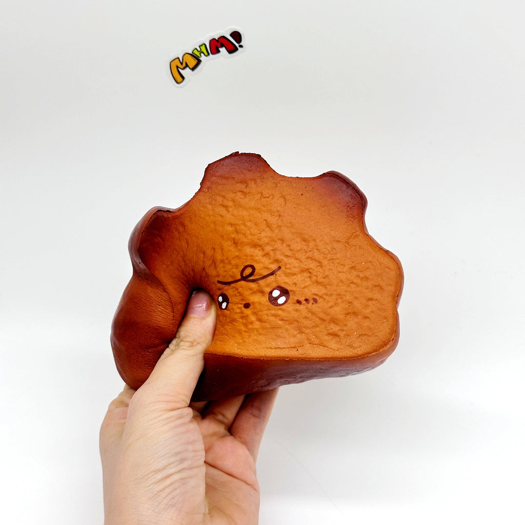🍞 Milk Haas Bread Squishy - Chocolate Brown & Original Bread Yellow Slow Rising Stress Relief Toy