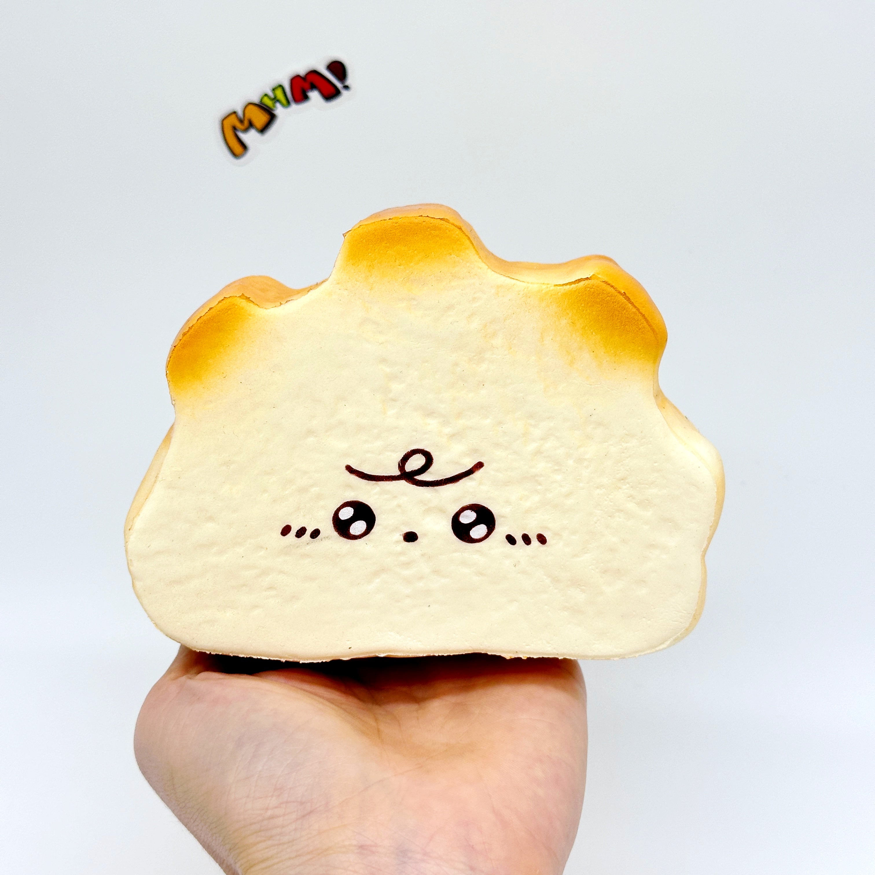 🍞 Milk Haas Bread Squishy - Chocolate Brown & Original Bread Yellow Slow Rising Stress Relief Toy