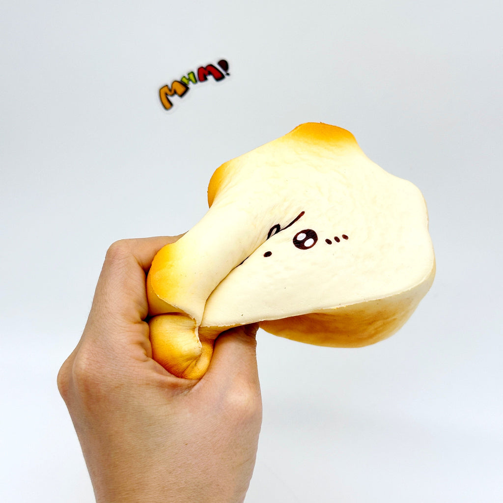 🍞 Milk Haas Bread Squishy - Chocolate Brown & Original Bread Yellow Slow Rising Stress Relief Toy