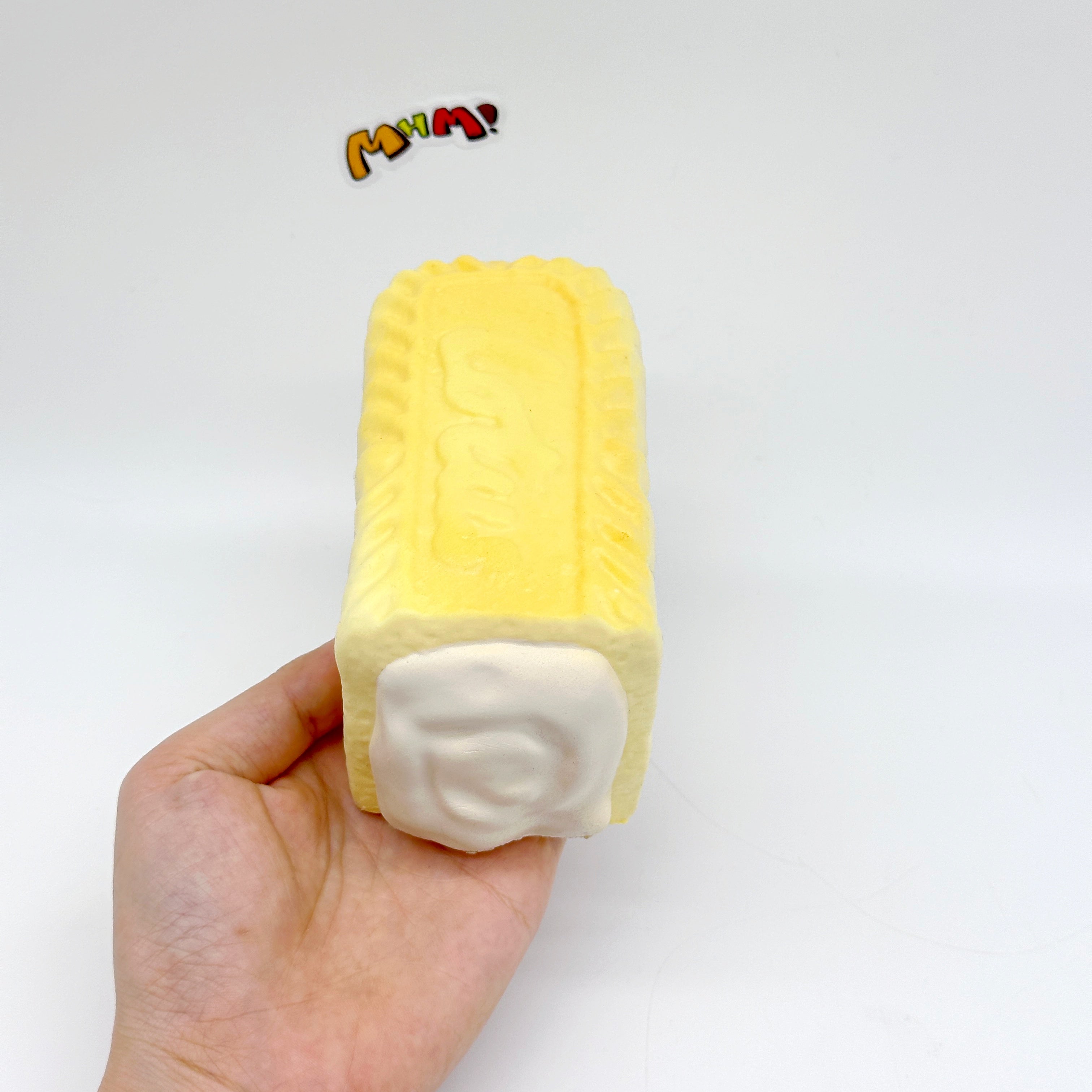🥛 Thick Cream Filled Milk Biscuit Squishy | Snack Themed Slow Rising Stress Relief Toy