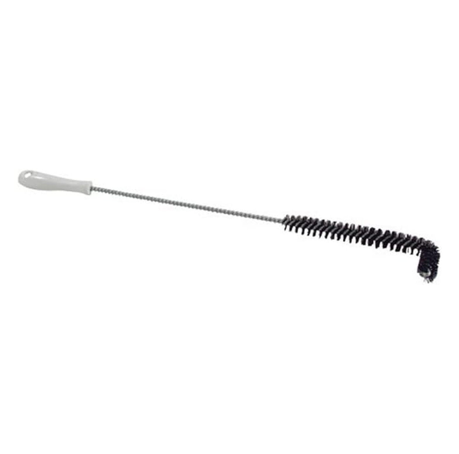Carlisle 23" L-Tipped Fryer Brush - Silver - Commercial Kitchen Cleaning Tool with Polyester Bristles; Ideal for Deep Fryers, Grease Traps &amp; Food Service Equipment