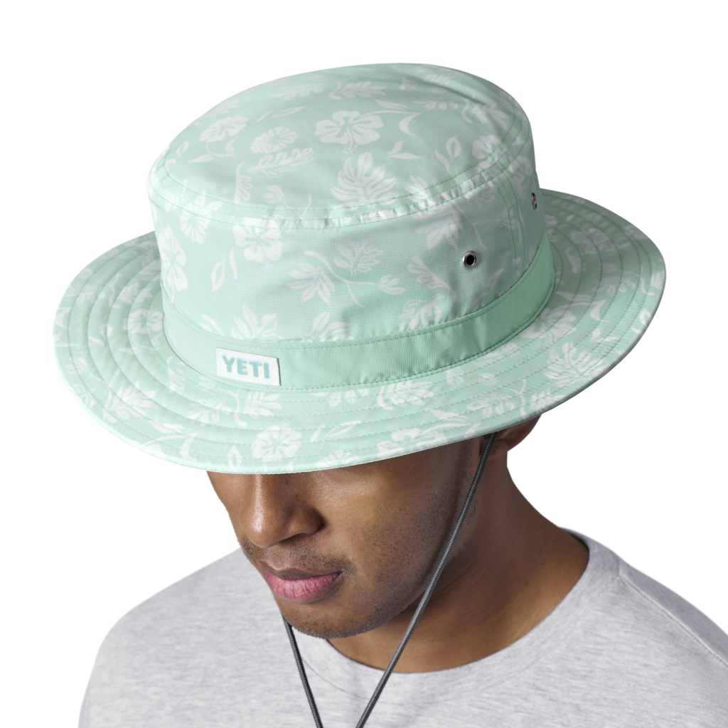 Flip Print Boonie Hat Ice Blue