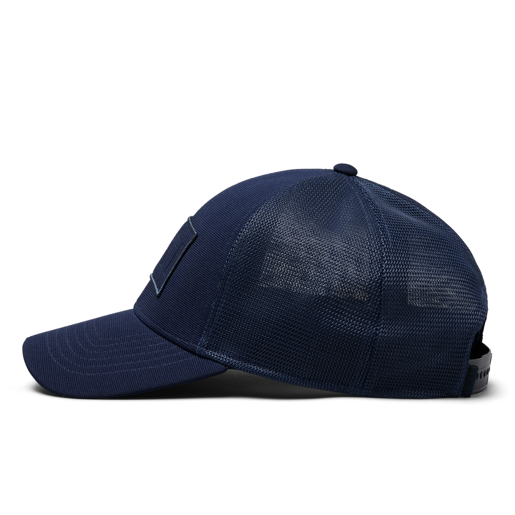 Core Patch Trucker Hat Navy on Navy