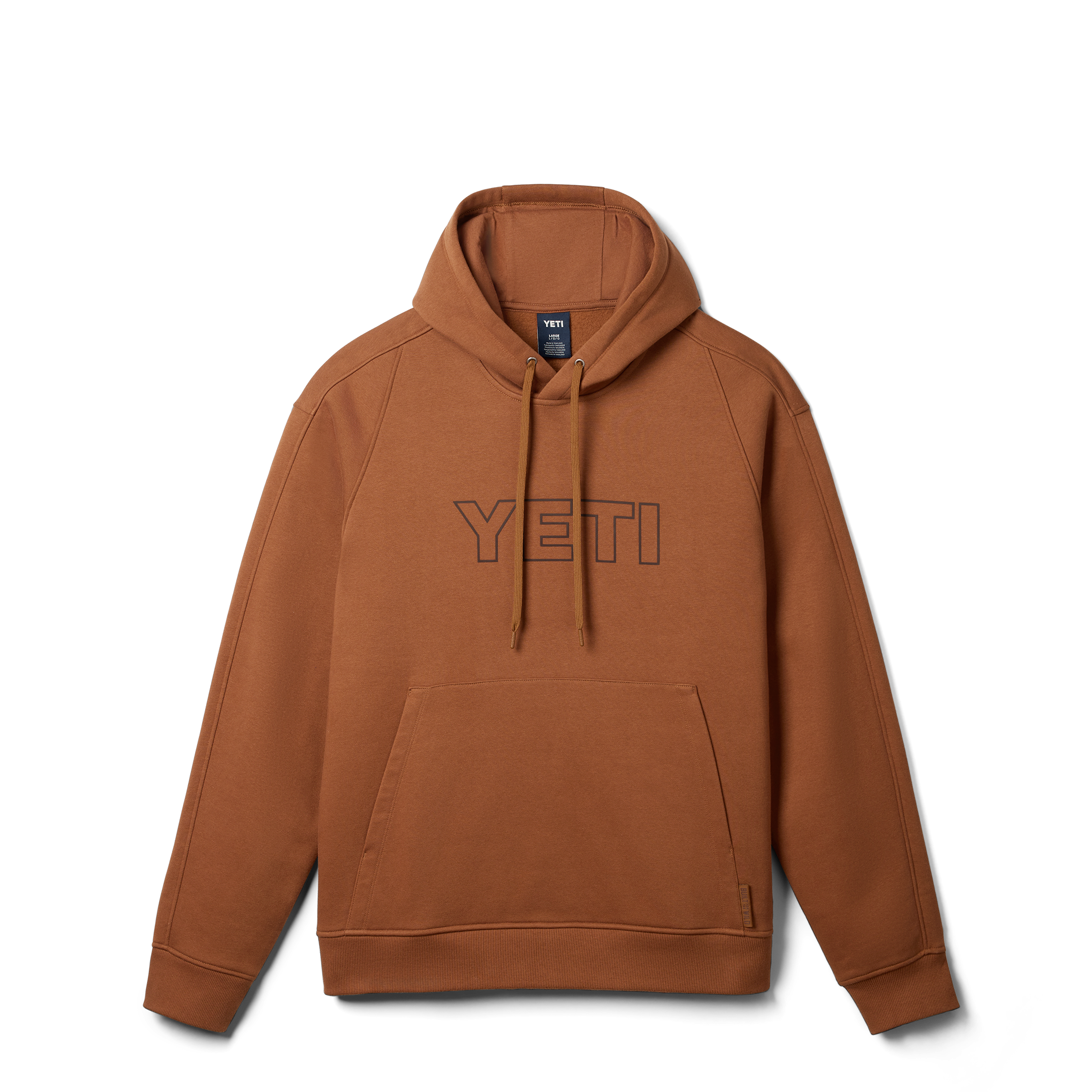 YETI® Logo Fleece Hoodie Rust