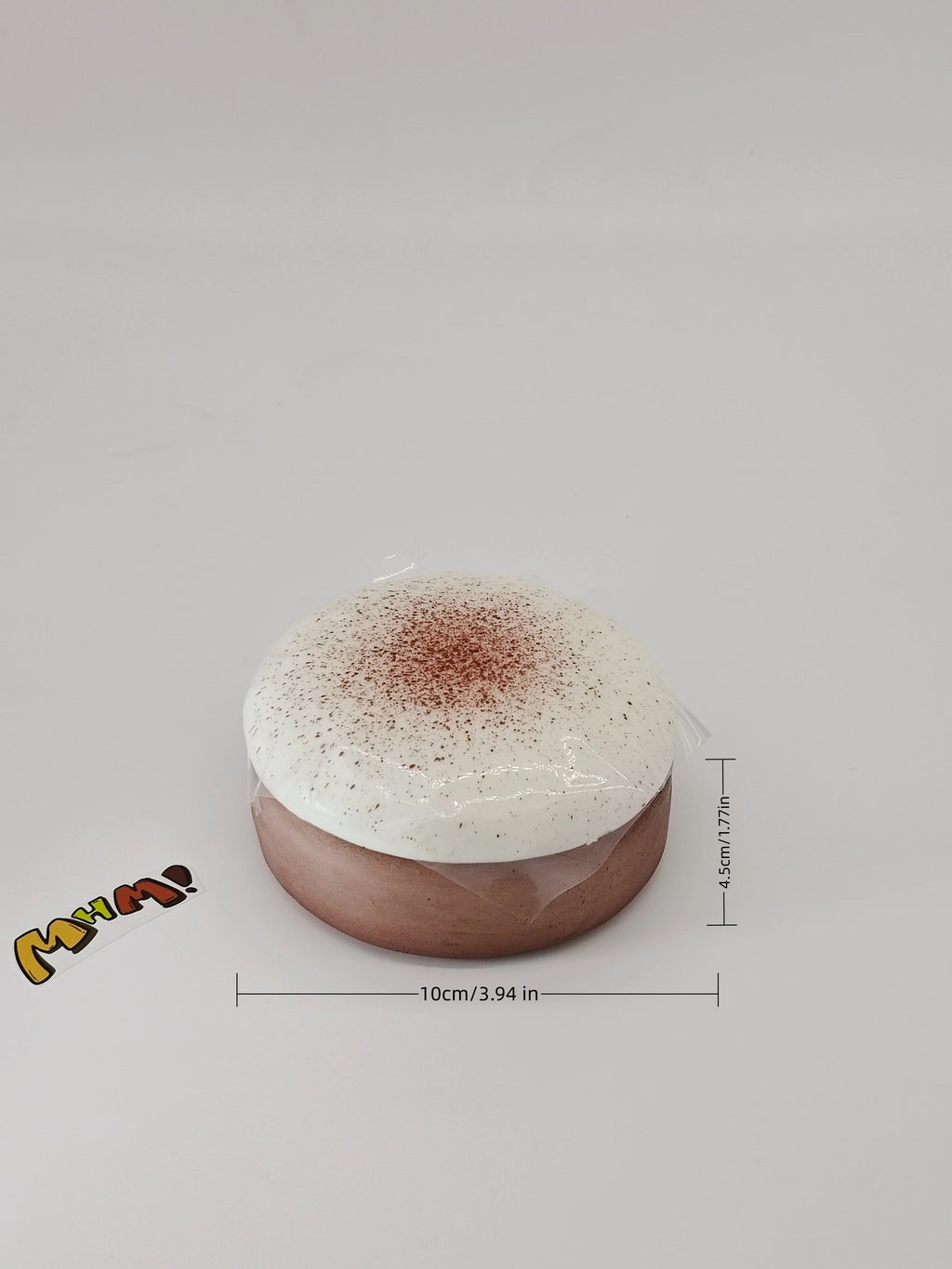 Double Chocolate Swiss Roll Squishy - Sticky & Soft Cake Toy | Black & White Oreo Style Fidget