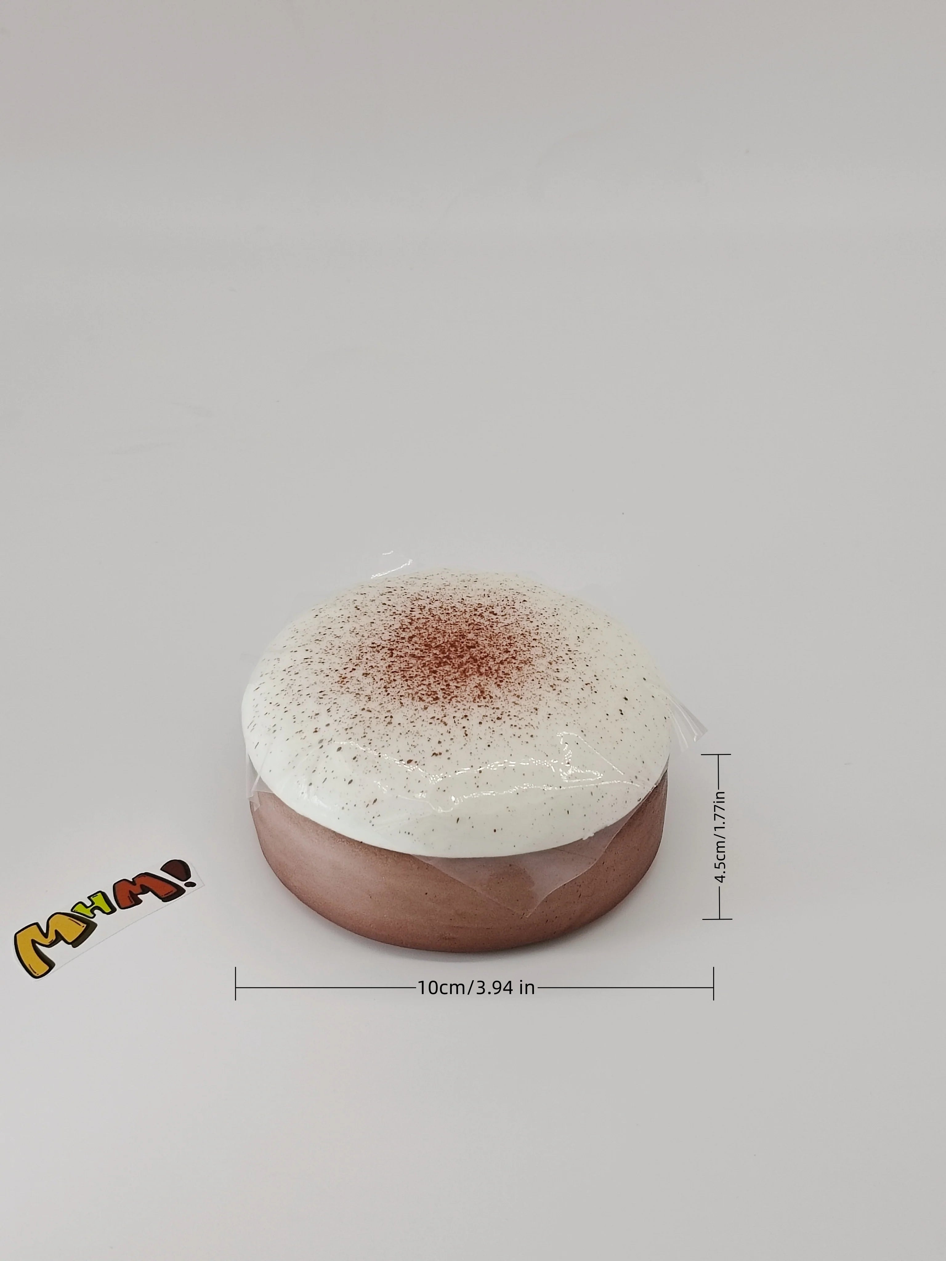 Double Chocolate Swiss Roll Squishy - Sticky & Soft Cake Toy | Black & White Oreo Style Fidget