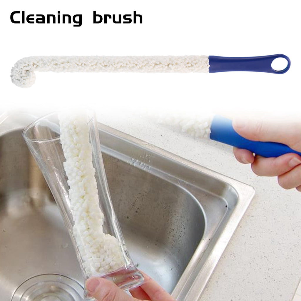 Bottle Cleaning Brush - Set of 2 Flexible Bottle Scourer - Multi-Function Household Cleaning Tools for Cleaning of Wine Decanters, Goblets, Glasses, Cups