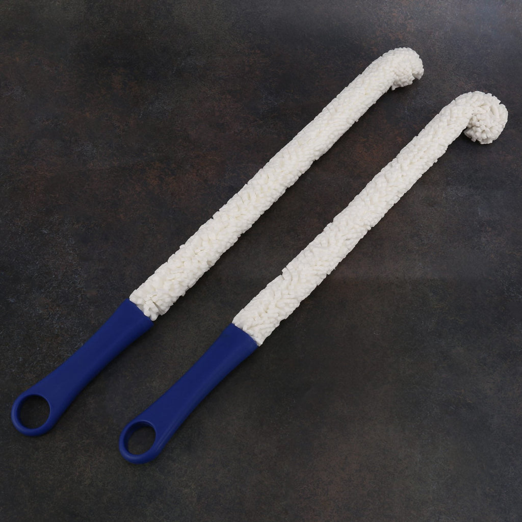 Bottle Cleaning Brush - Set of 2 Flexible Bottle Scourer - Multi-Function Household Cleaning Tools for Cleaning of Wine Decanters, Goblets, Glasses, Cups
