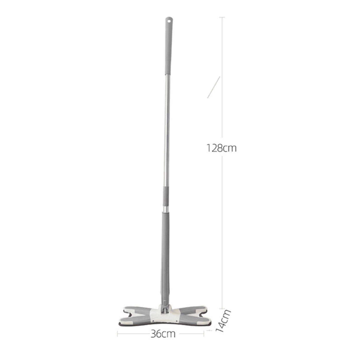 Flat Floor Mop with Replace Cloth Heads 360 Degree Squeeze Hand-Free Wash Household Lazy Home Cleaning Tool
