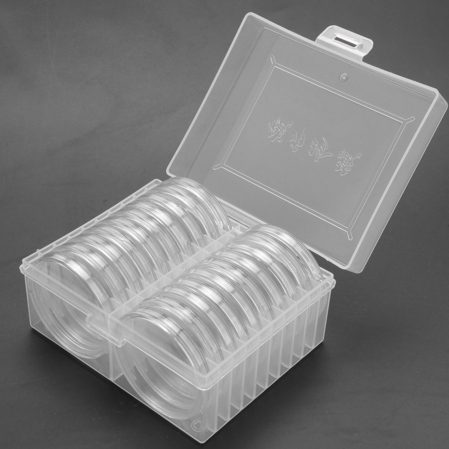 46 mm Coin Capsules Ps Round Coin Holder Case and 7 Sizes (16/20/25/27/30/38/46mm) Protect Gasket