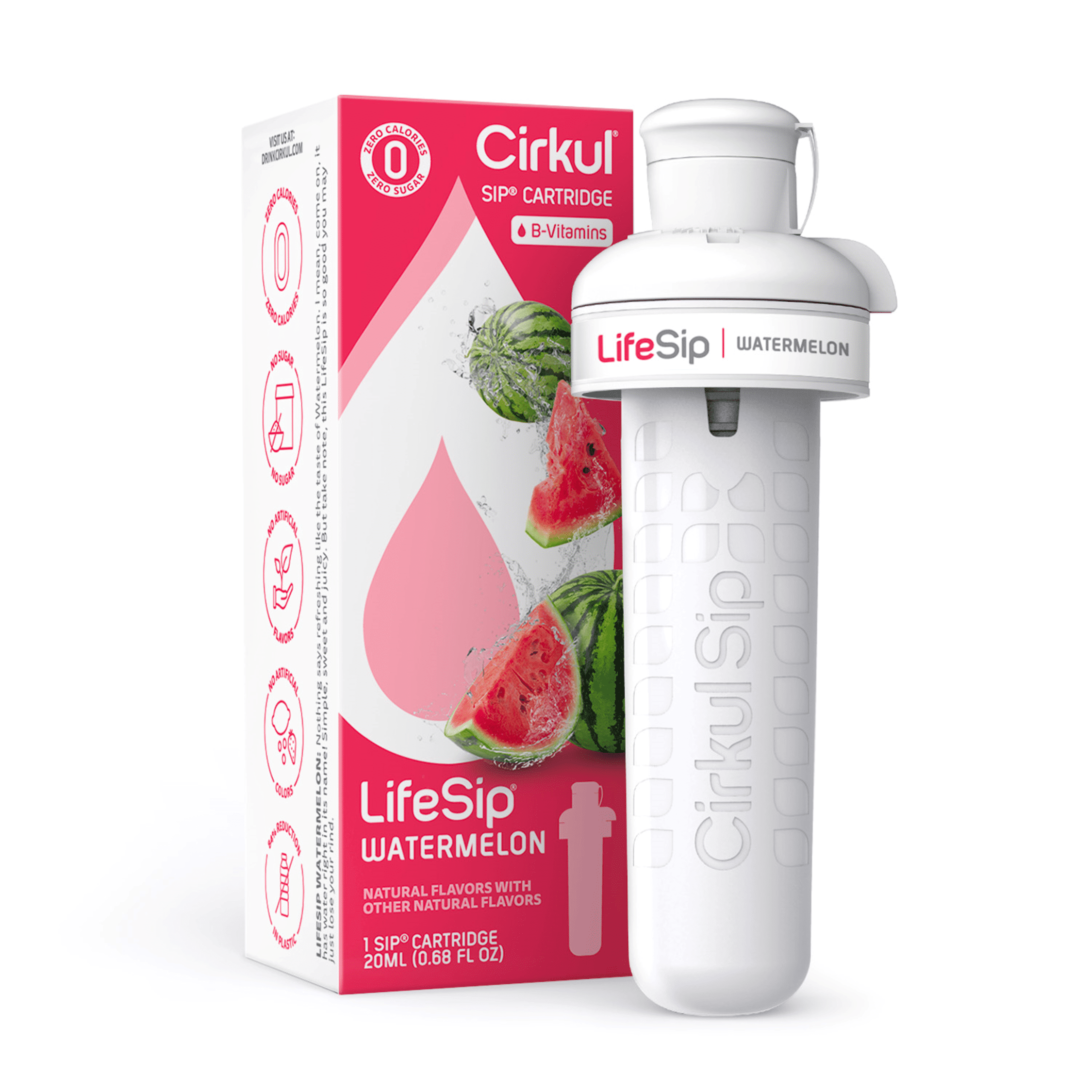 (2 pack)   Watermelon Flavor Cartridge, Drink Mix, 1-Pack