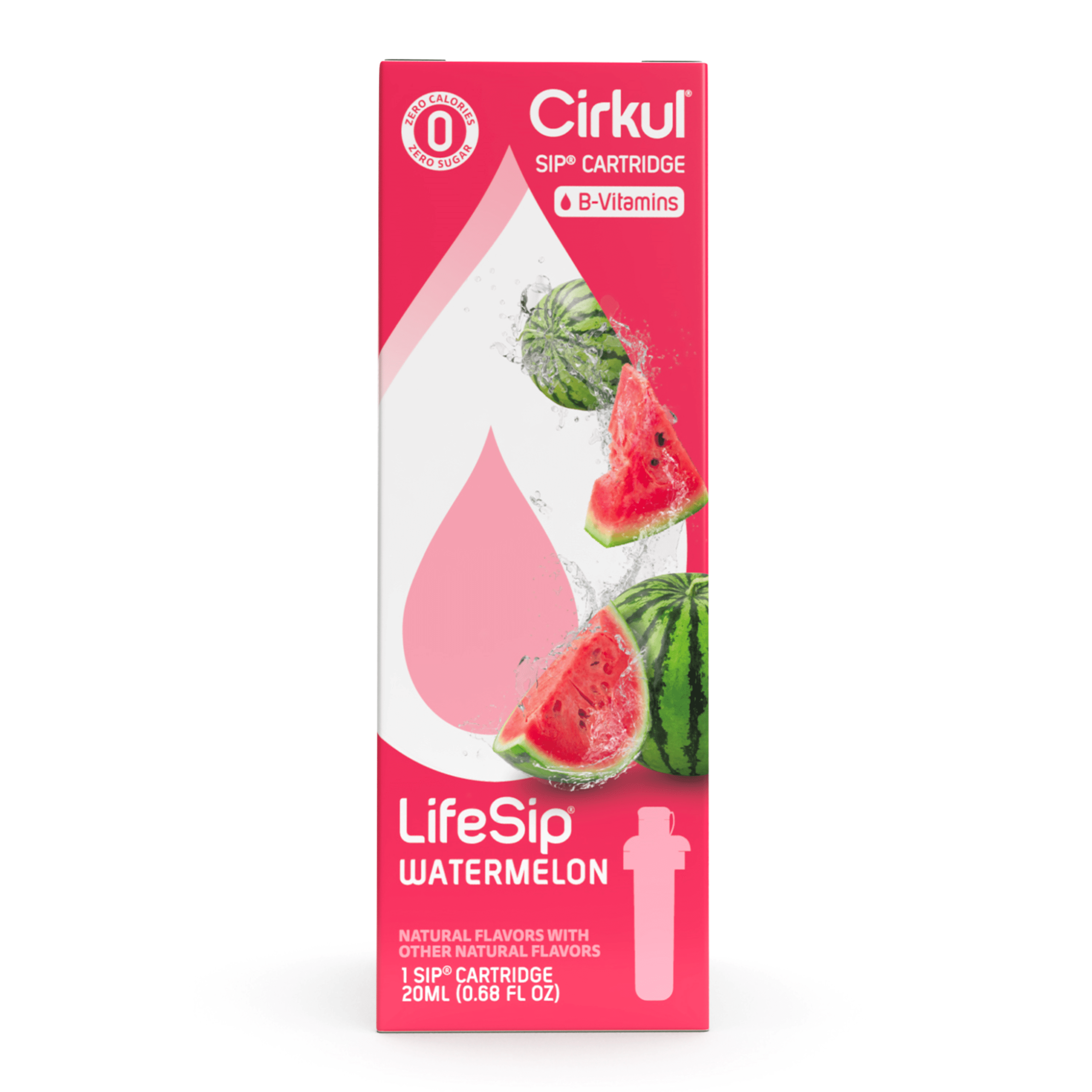 (2 pack)   Watermelon Flavor Cartridge, Drink Mix, 1-Pack