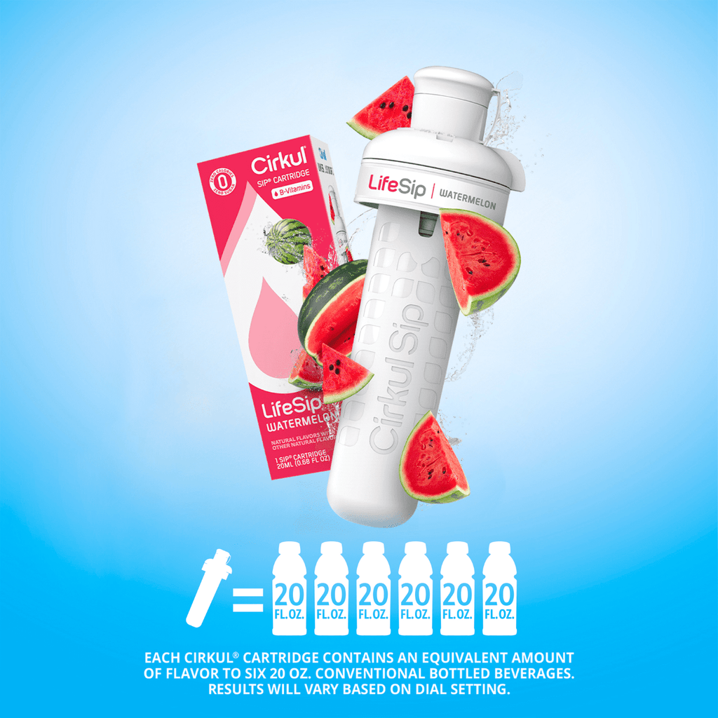 (2 pack)   Watermelon Flavor Cartridge, Drink Mix, 1-Pack
