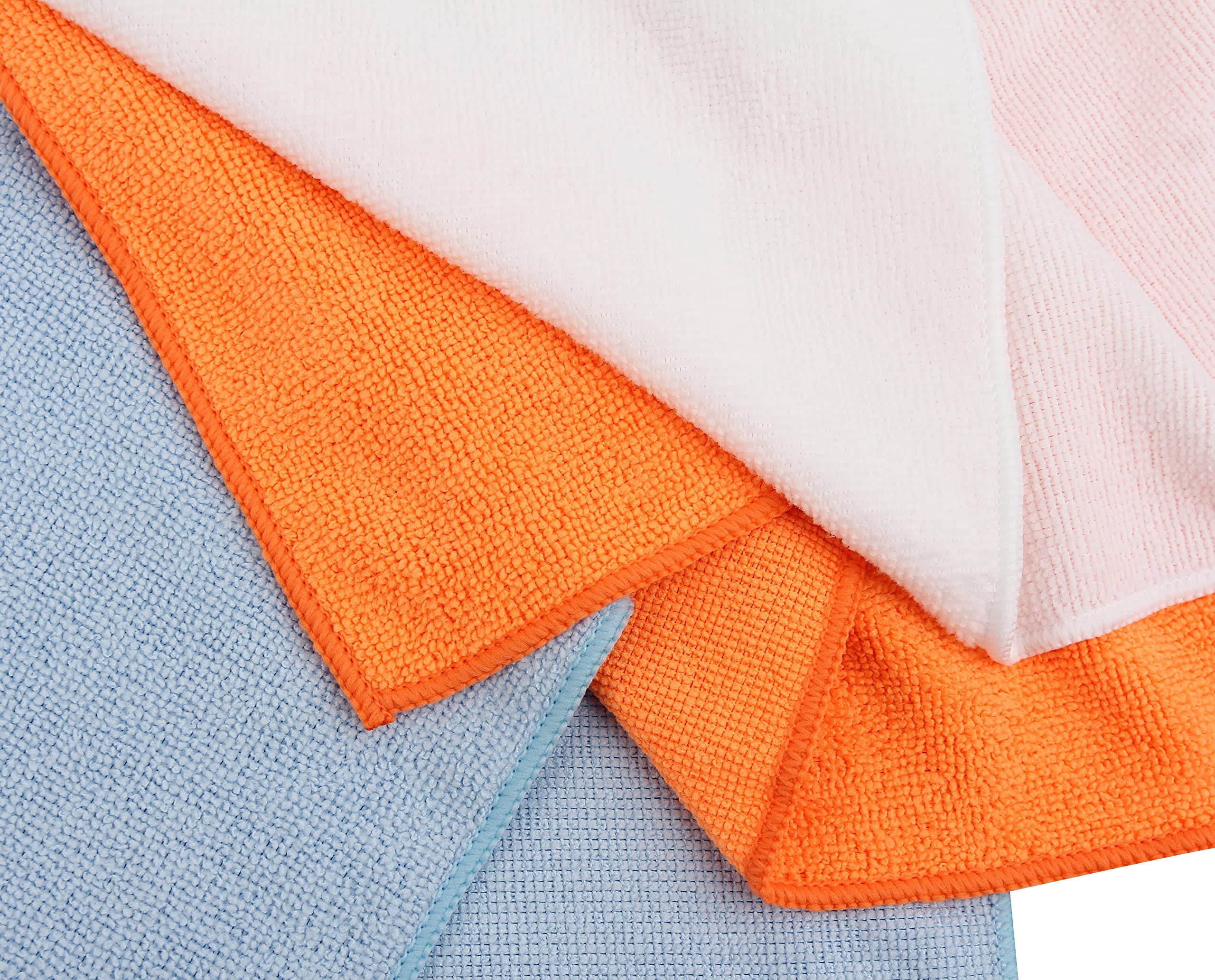 Clean Microfiber Cleaning Cloth, 16in*16in, 12 Pack Ultra-Thick Cleaning Rags, Super Absorbent, Lint Free &amp; Streak Free Cleaning Towels For Car, House, Kitchen, Office