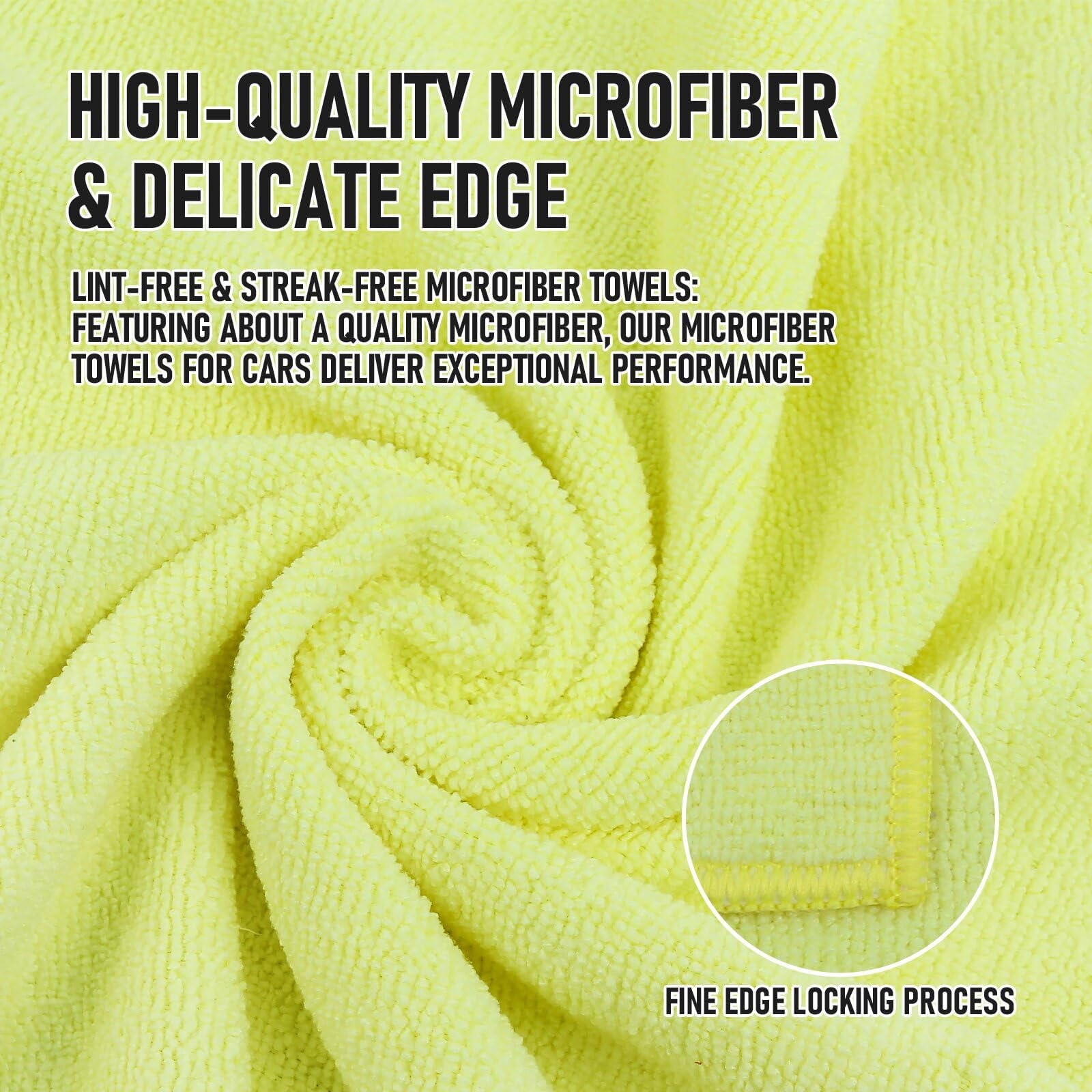 Clean Microfiber Cleaning Cloth, 16in*16in, 12 Pack Ultra-Thick Cleaning Rags, Super Absorbent, Lint Free &amp; Streak Free Cleaning Towels For Car, House, Kitchen, Office