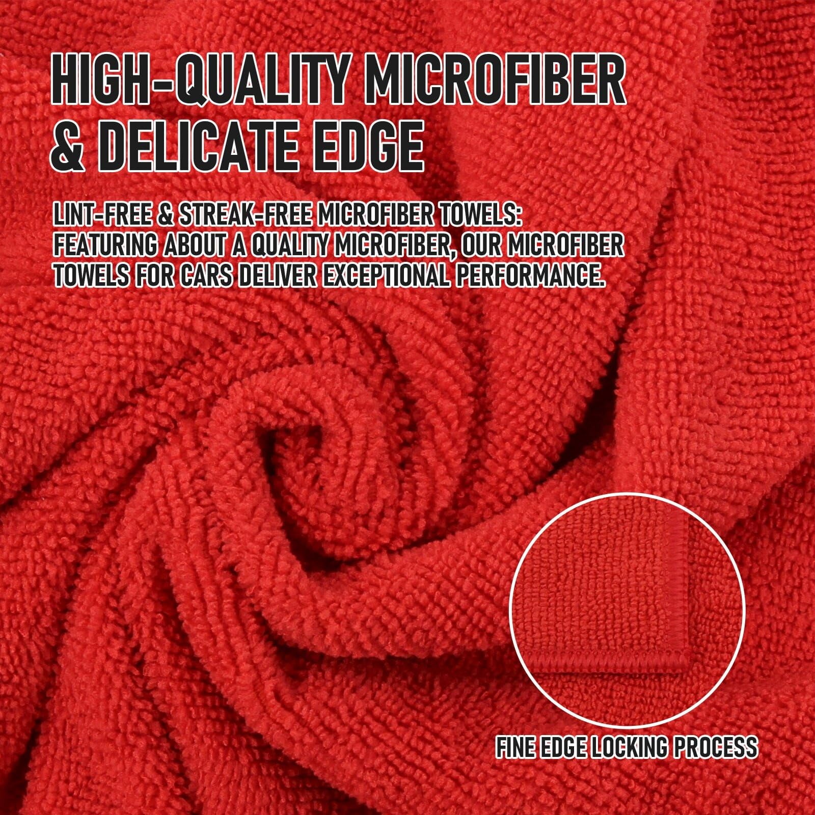 Clean Microfiber Cleaning Cloth, 16in*16in, 12 Pack Ultra-Thick Cleaning Rags, Super Absorbent, Lint Free &amp; Streak Free Cleaning Towels For Car, House, Kitchen, Office