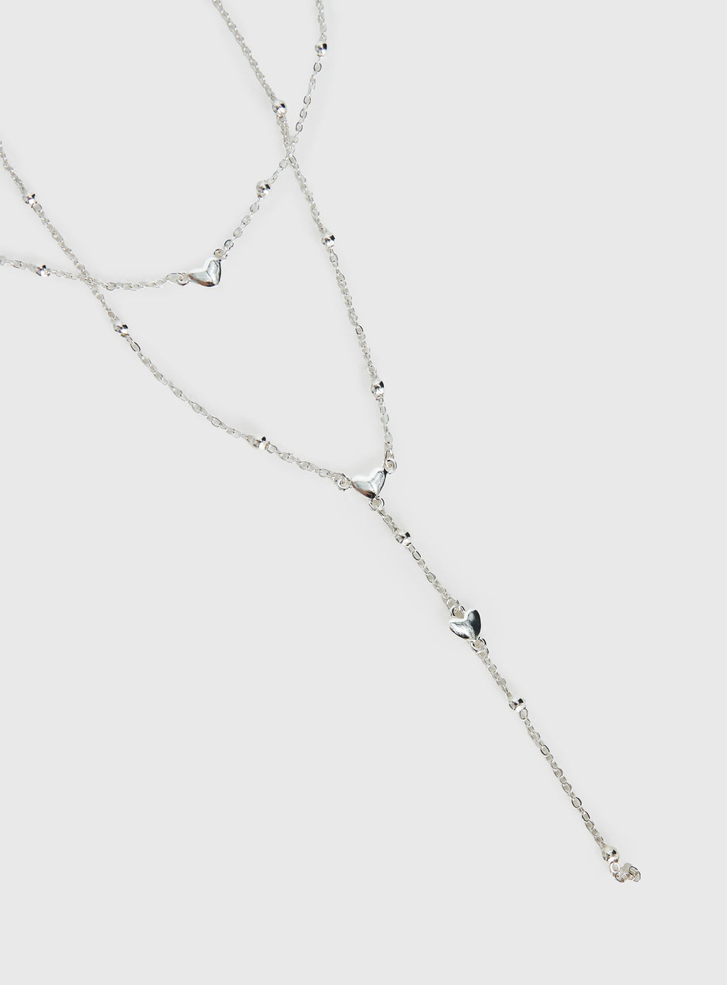 Whatever You Need Y Necklace Silver