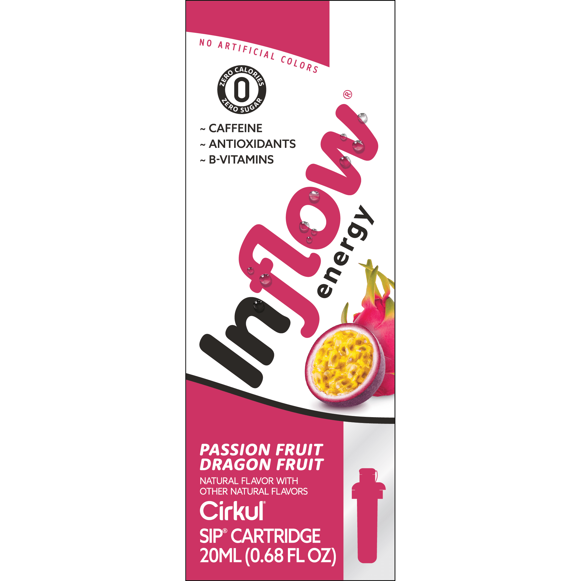 Energy Passion Fruit Dragon Fruit Flavor Cartridge, Drink Mix, 1-Pack