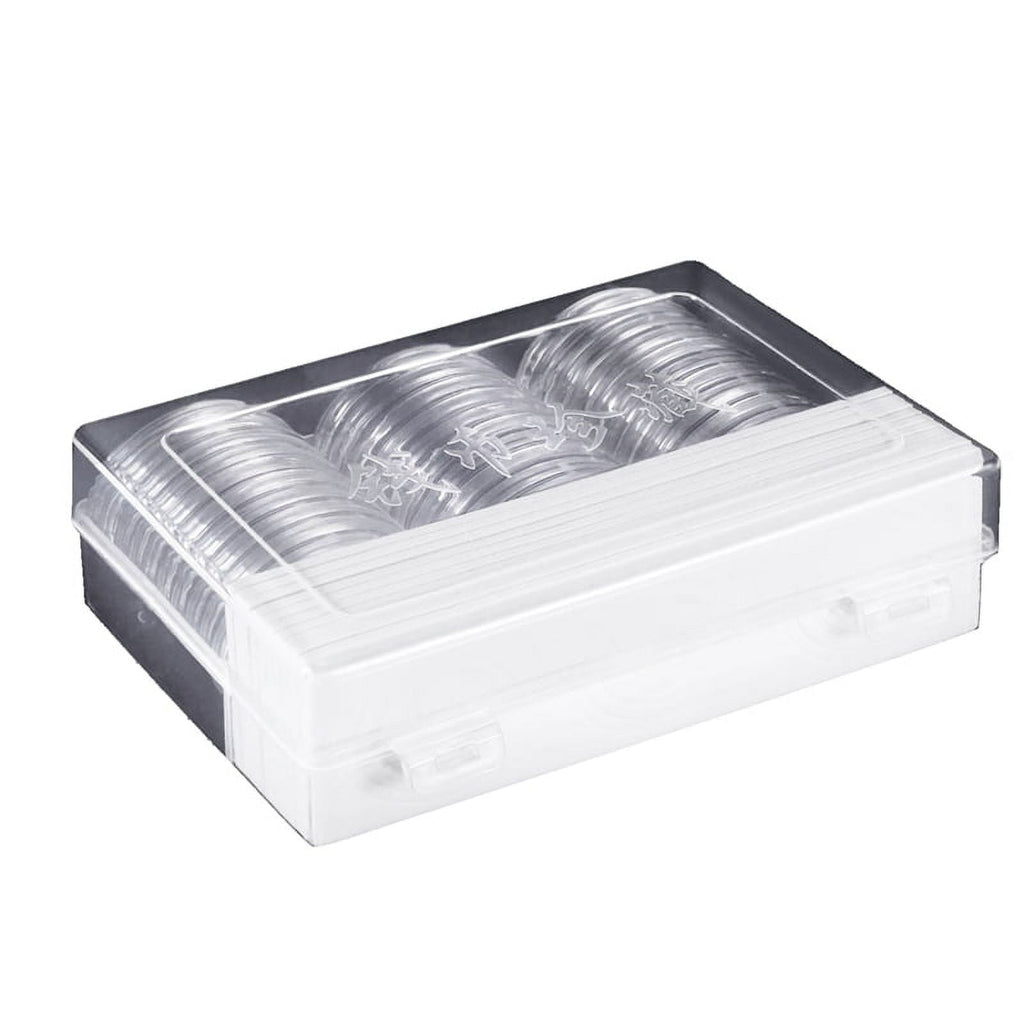 260 Pcs Coin Capsules Holder and Protect Gasket Coin Case for Coin Collection Supplies, 200 Pcs 30Mm &amp; 60 Pcs 46Mm