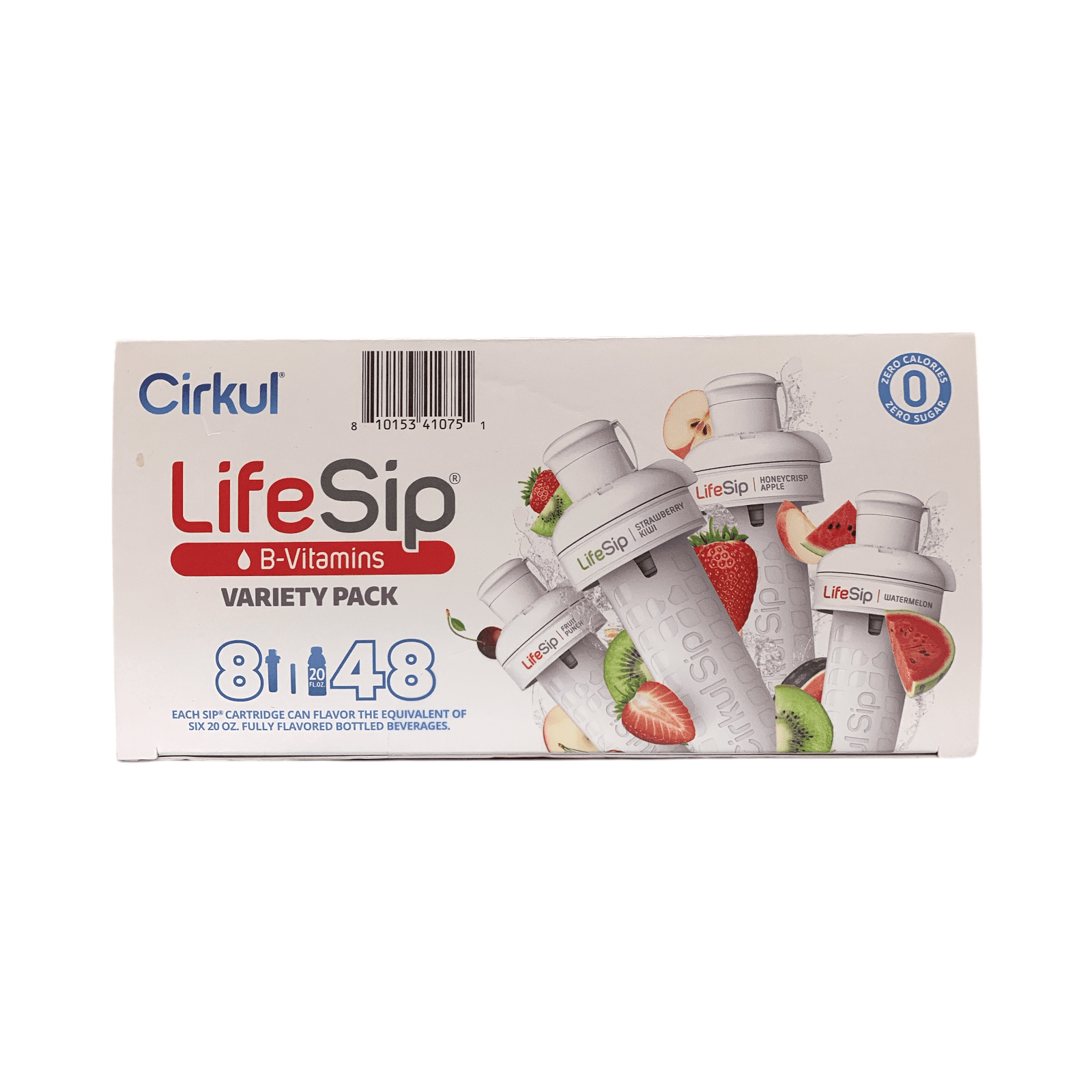 Flavored Water Cartridge, Multicolor (8 Pack)