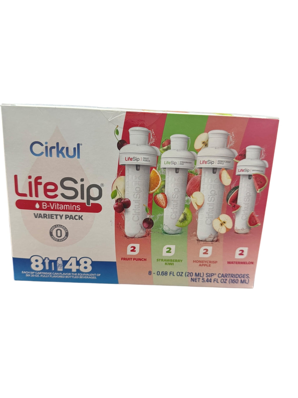 Flavored Water Cartridge, Multicolor (8 Pack)