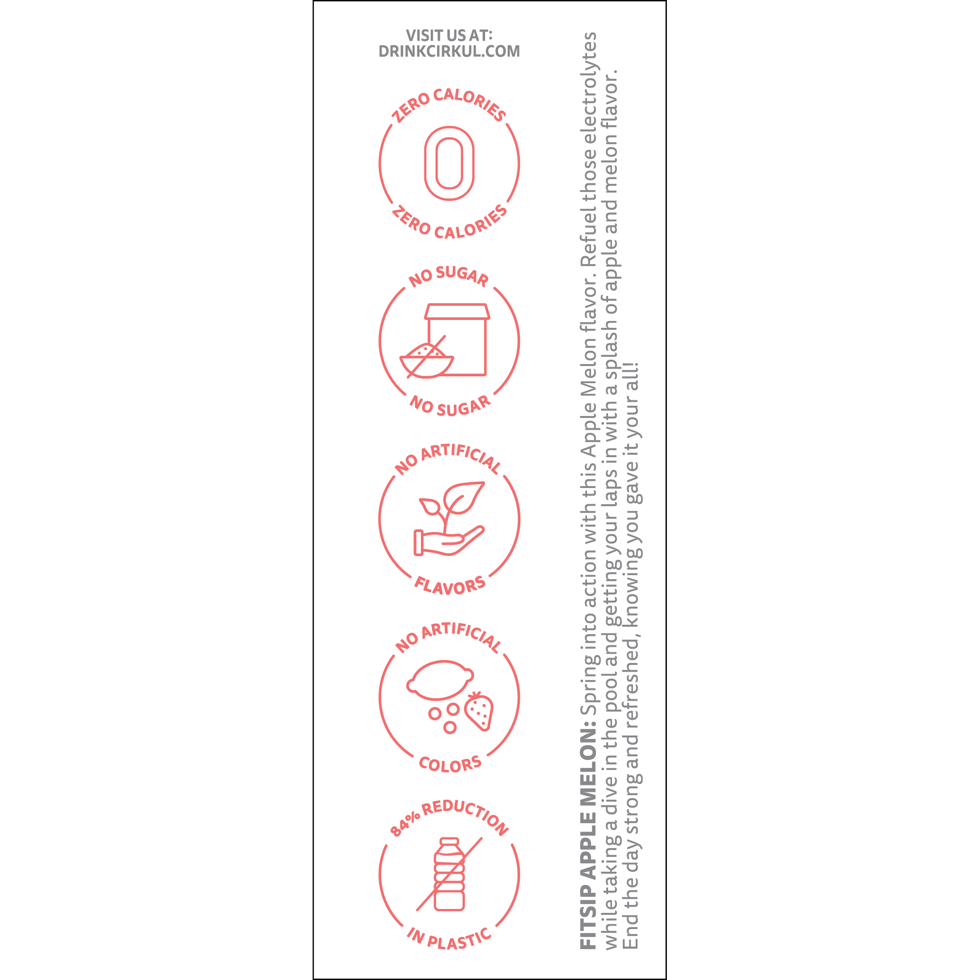 Apple Melon Flavor Cartridge, Drink Mix, 1-Pack