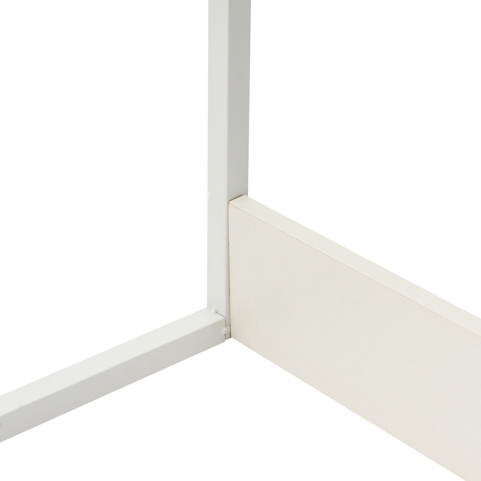 29.5*12.6 Freestanding White Desktop Bookshelf Multipurpose Desktop Hutch Countertop Hutch Bookshelf