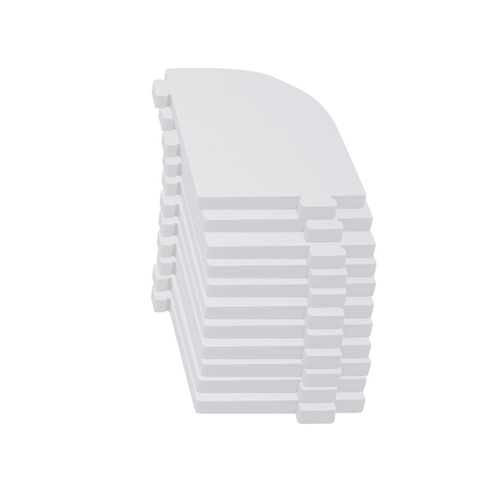 5 Tier Rotating Bookshelf, Indoor White Stackable Bookcase Storage Shelf Round Freestanding Display Rack Revolving Bookcase