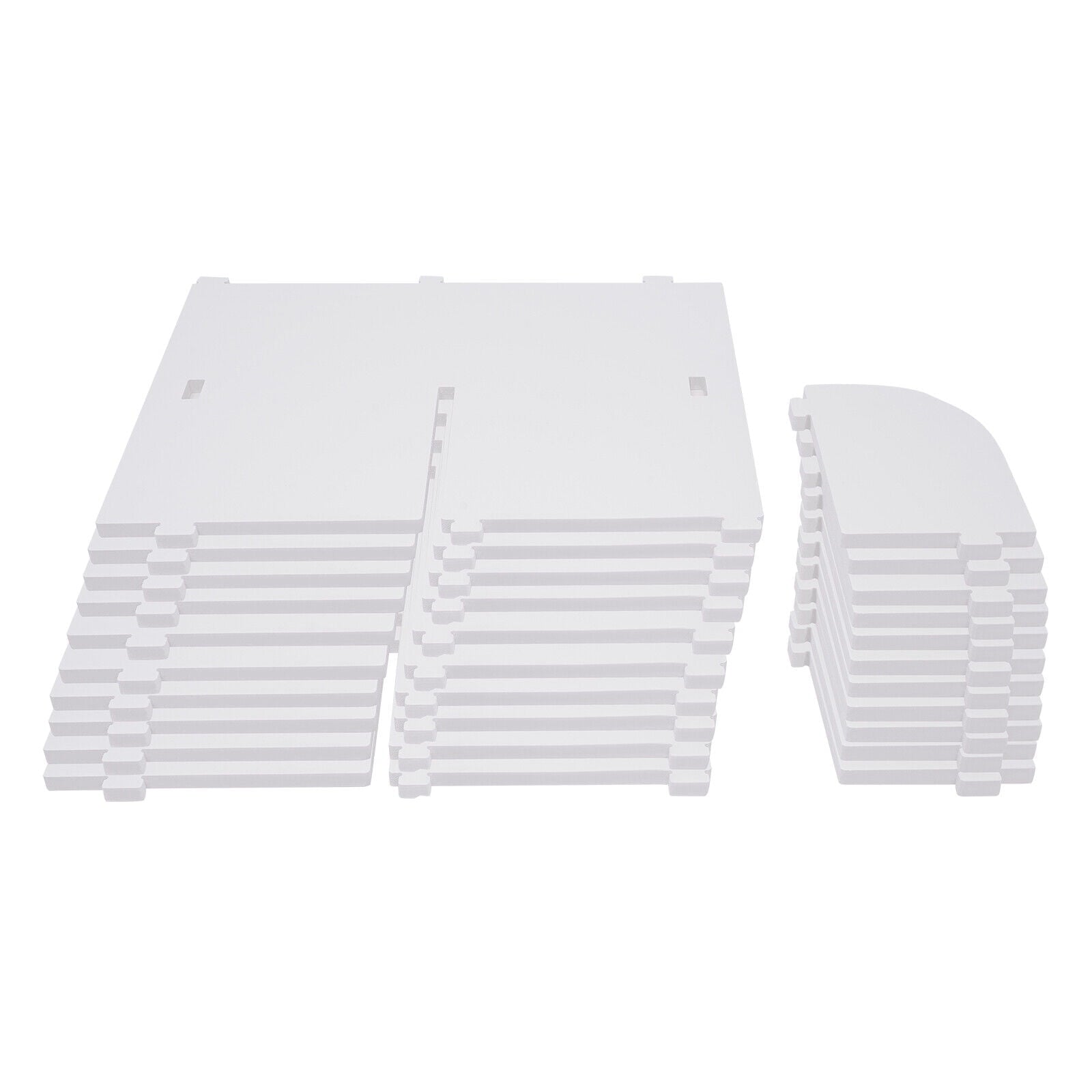 5 Tier Rotating Bookshelf, Indoor White Stackable Bookcase Storage Shelf Round Freestanding Display Rack Revolving Bookcase
