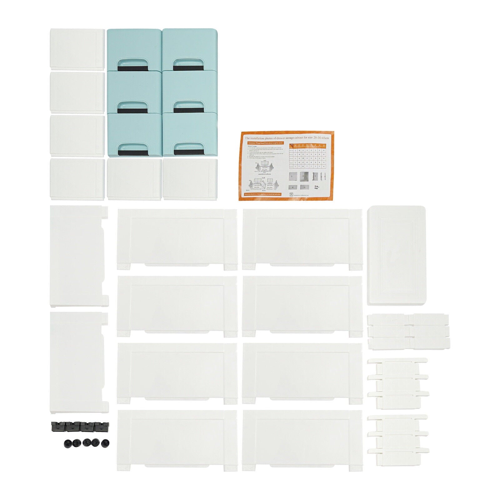 6 Drawers Storage Cabinet, Narrow Space Storage Cabinet Rack for Home Office