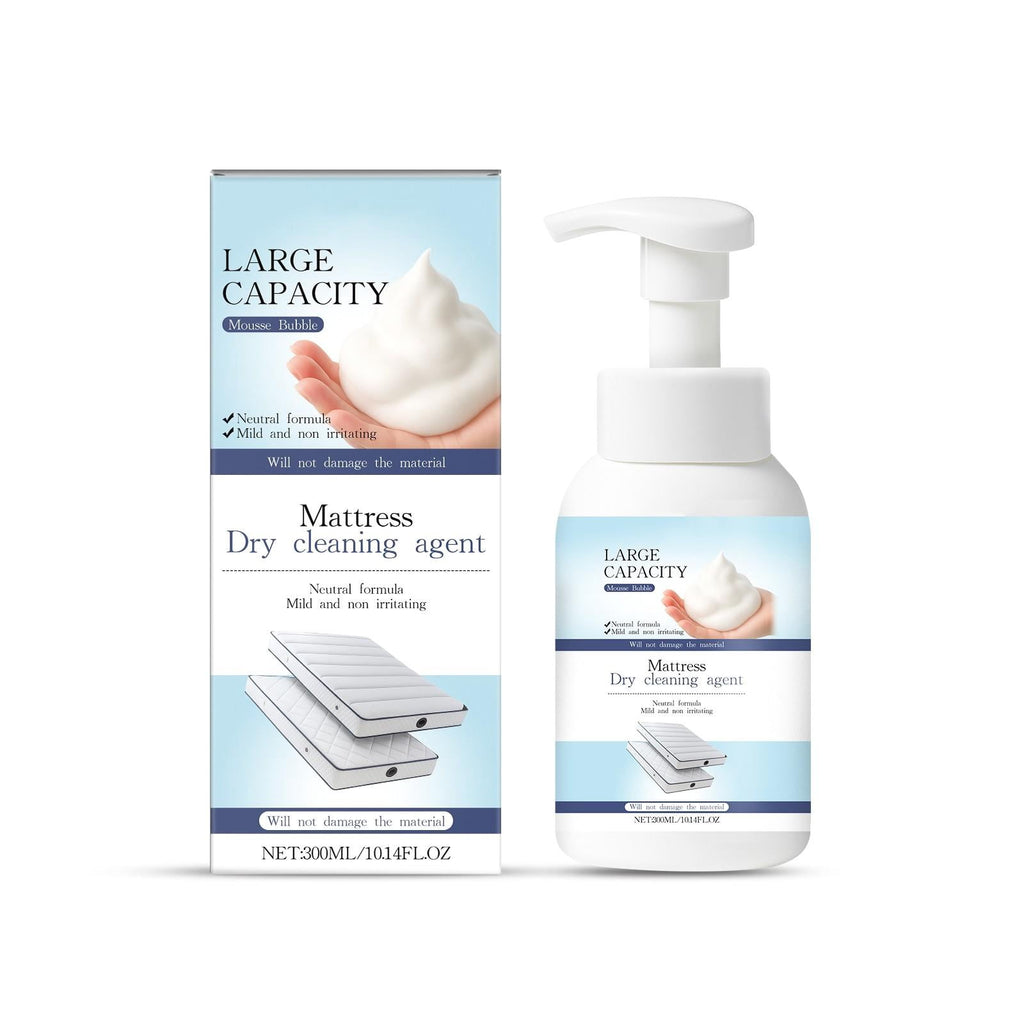 Mattress Cleaner, Furniture Cleaner Upholstery, 300Ml Mild Non-Irritating Mousse Solution, Stain-Lifting Dry Cleaning formula, for Maintaining Fabric Couches, Mattresses, Area