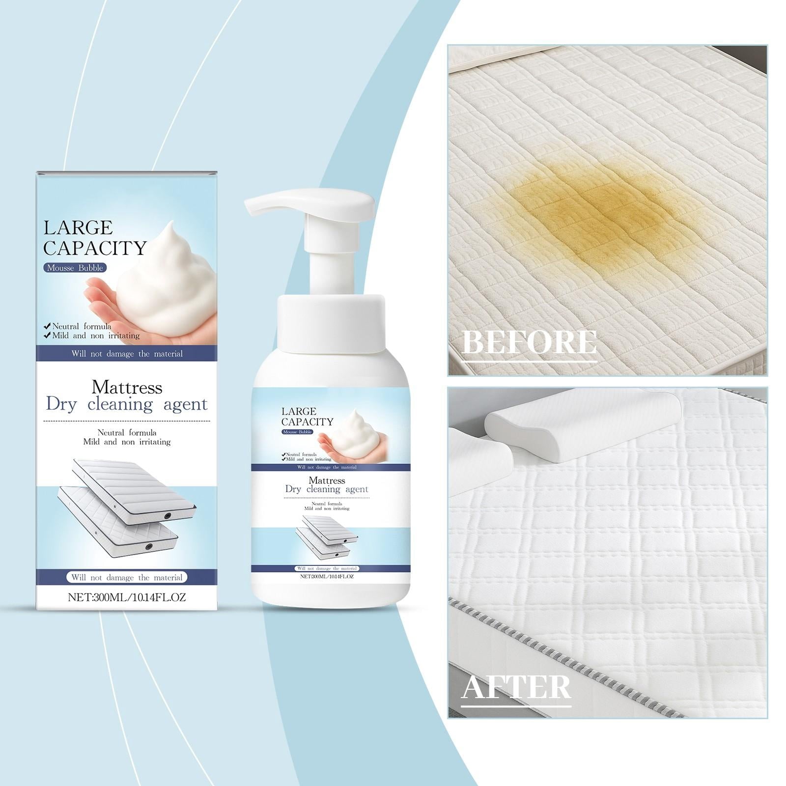 Mattress Cleaner, Furniture Cleaner Upholstery, 300Ml Mild Non-Irritating Mousse Solution, Stain-Lifting Dry Cleaning formula, for Maintaining Fabric Couches, Mattresses, Area