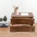 Wooden Desktop Jewelry Drawer Storage Box Table Cabinet Holder Organizer Chest