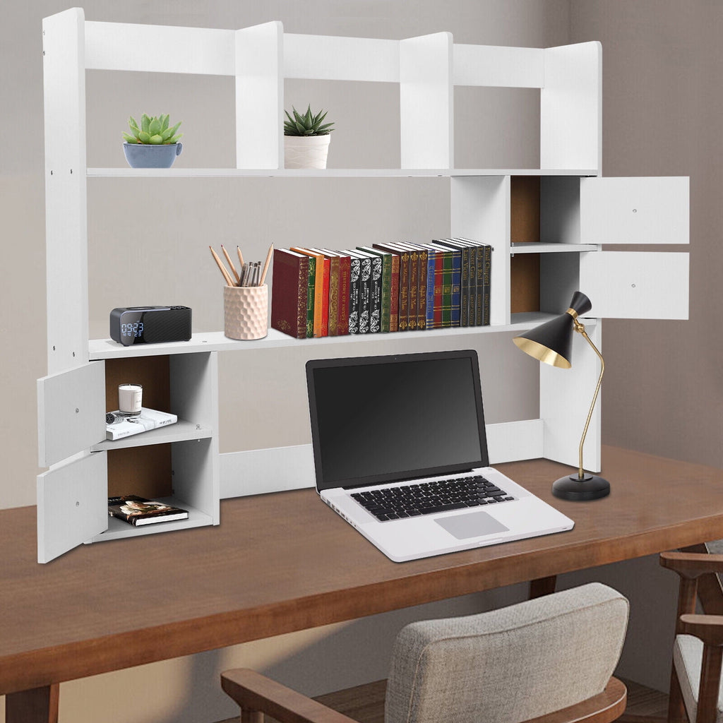 3 Tiers 100cm Office Desktop Organizer Stand Storage Rack Tabletop Display Rack