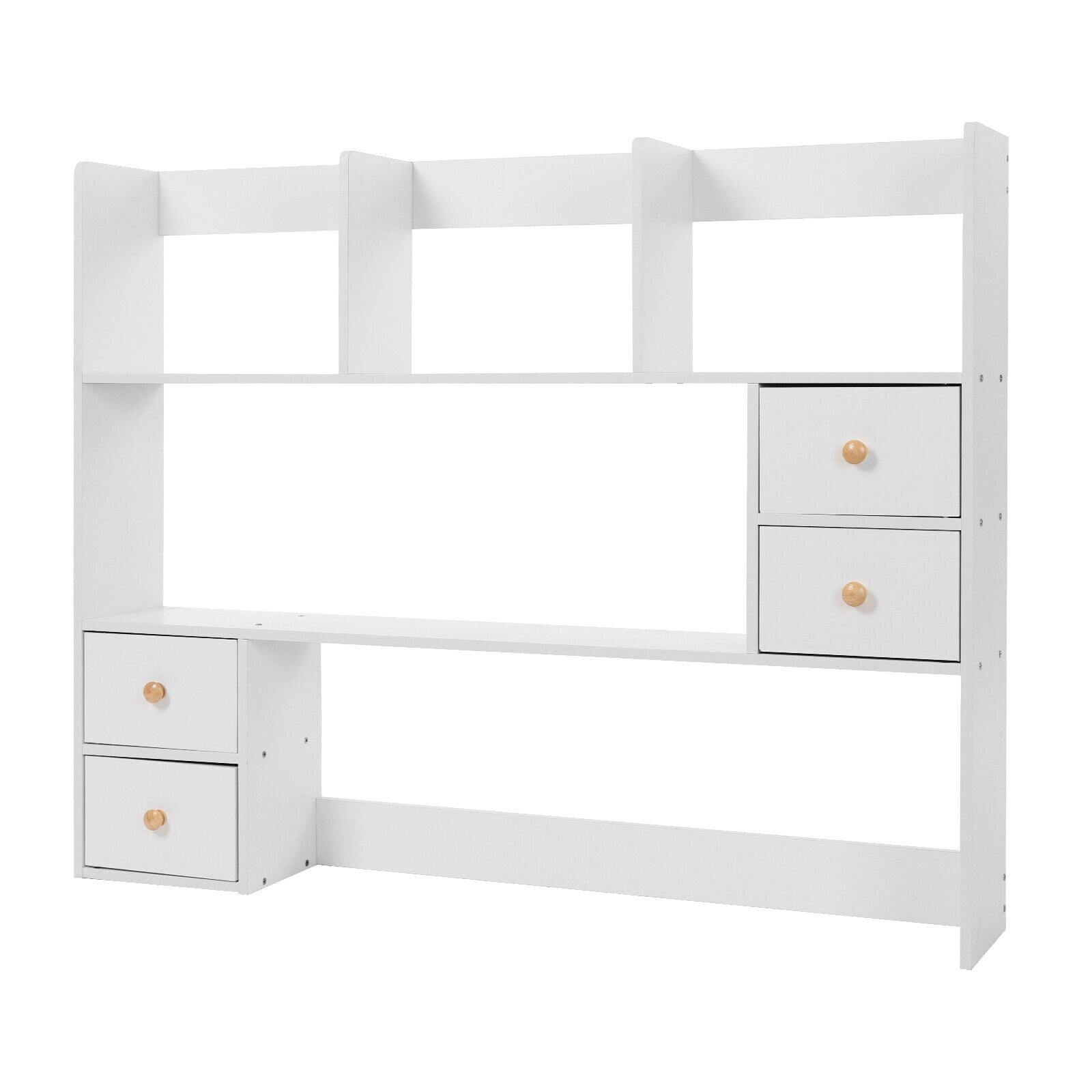 3 Tiers 100cm Office Desktop Organizer Stand Storage Rack Tabletop Display Rack