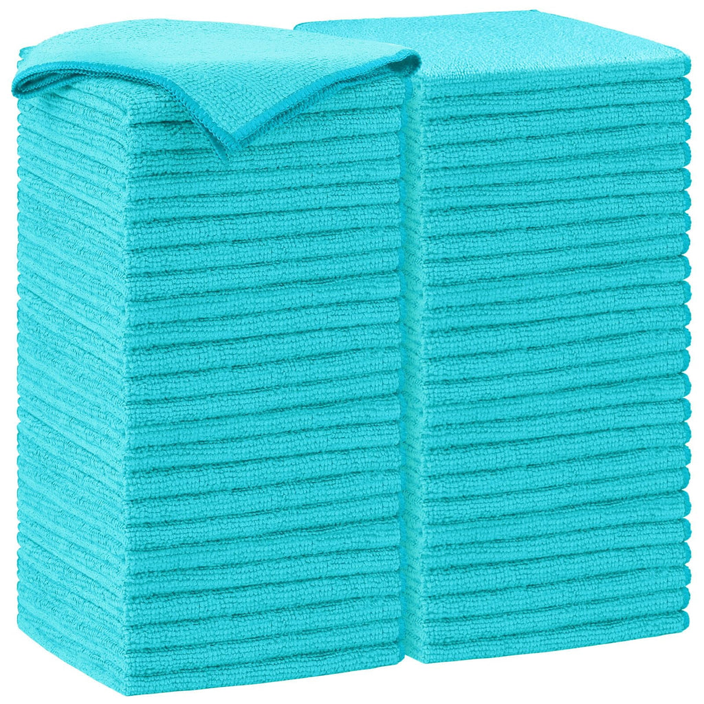 Microfiber Cleaning Cloth-50PK, Soft Microfiber Towels For Cars, Absorbent Cleaning Rags, Lint-Free Streak-Free Wash Cloths For House, Kitchen, Window(12in.x12in)