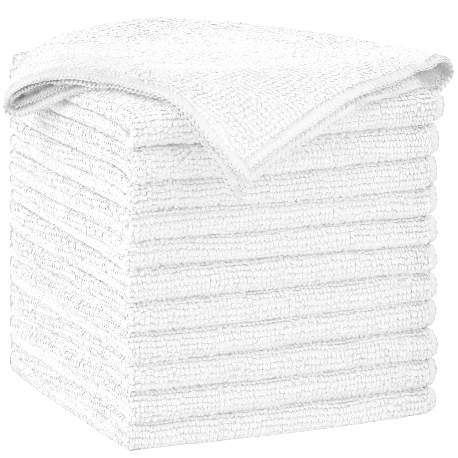 Microfiber Cleaning Cloth-50PK, Soft Microfiber Towels For Cars, Absorbent Cleaning Rags, Lint-Free Streak-Free Wash Cloths For House, Kitchen, Window(12in.x12in)