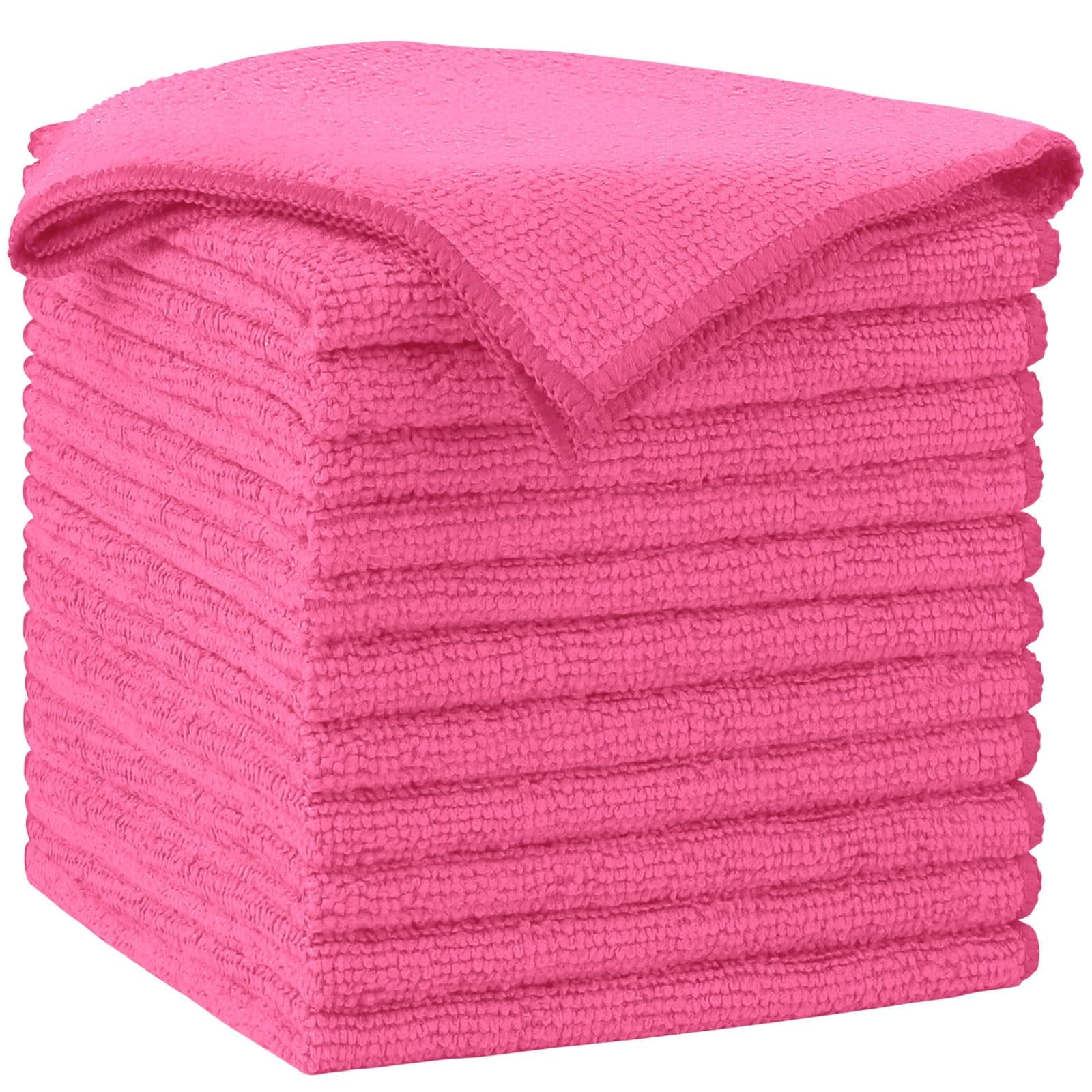Microfiber Cleaning Cloth-50PK, Soft Microfiber Towels For Cars, Absorbent Cleaning Rags, Lint-Free Streak-Free Wash Cloths For House, Kitchen, Window(12in.x12in)