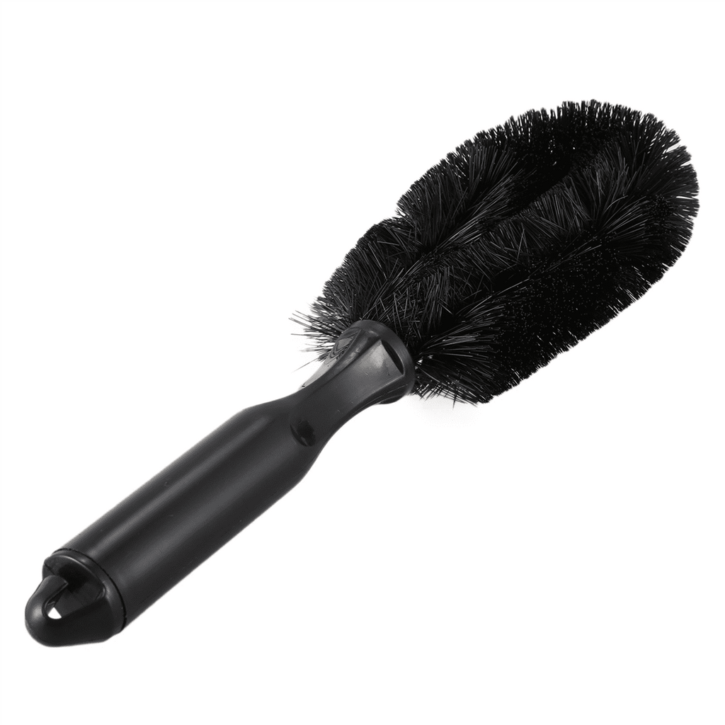 2X Black Truck Car Auto Wheel Tire Rim Brush Wash Cleaning Tool 10.6 Inch Long