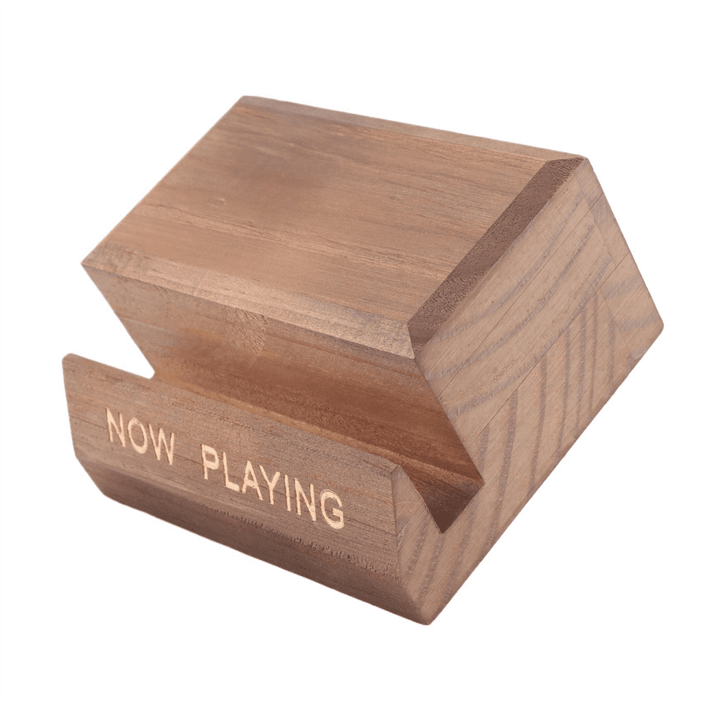 2X NOW Playing Vinyl Record Stand Vinyl Record Holder Display Wood Records Storage Stands
