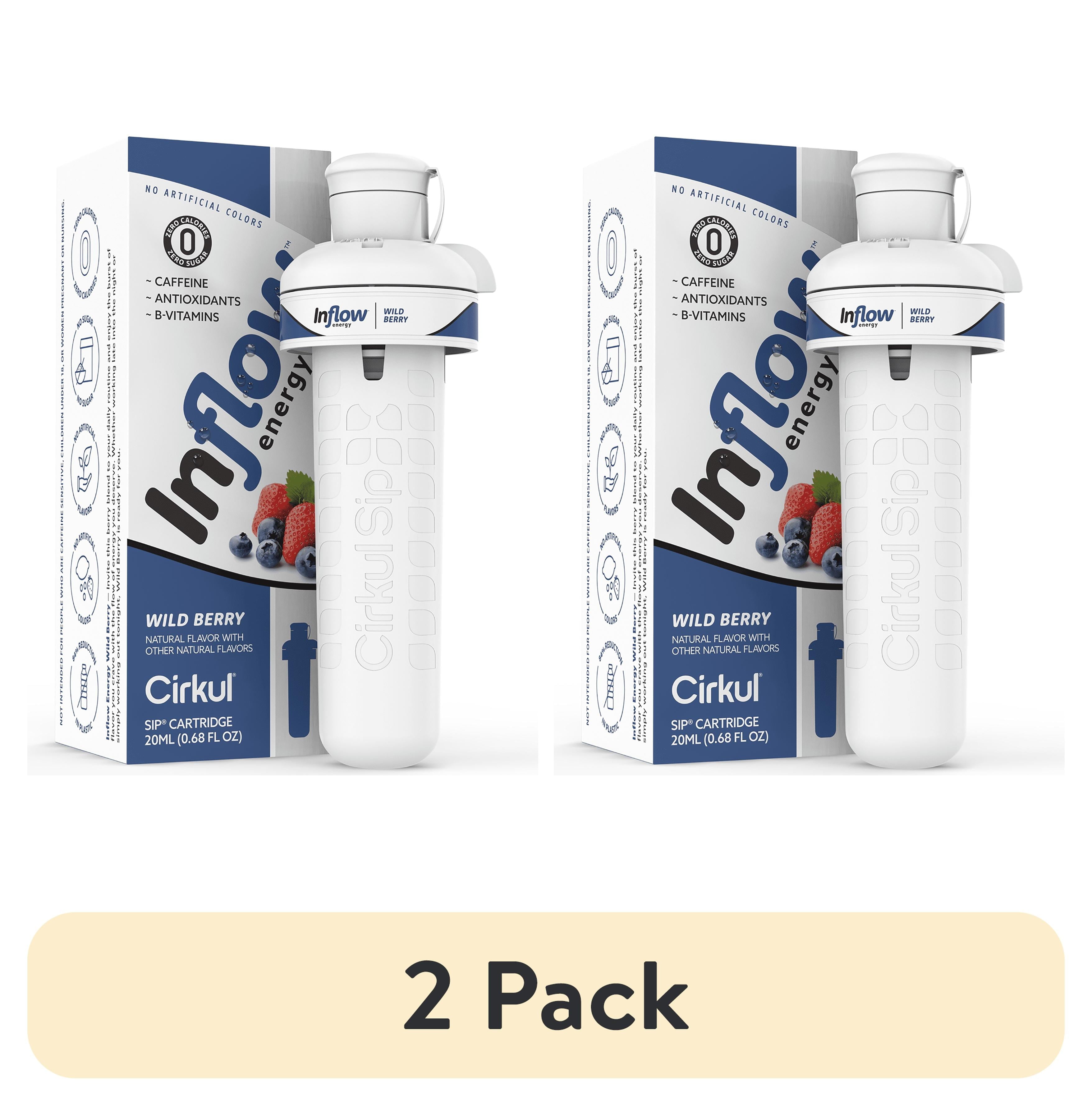 (2 pack)   Energy Wild Berry Flavor Cartridge, Drink Mix, 1-Pack