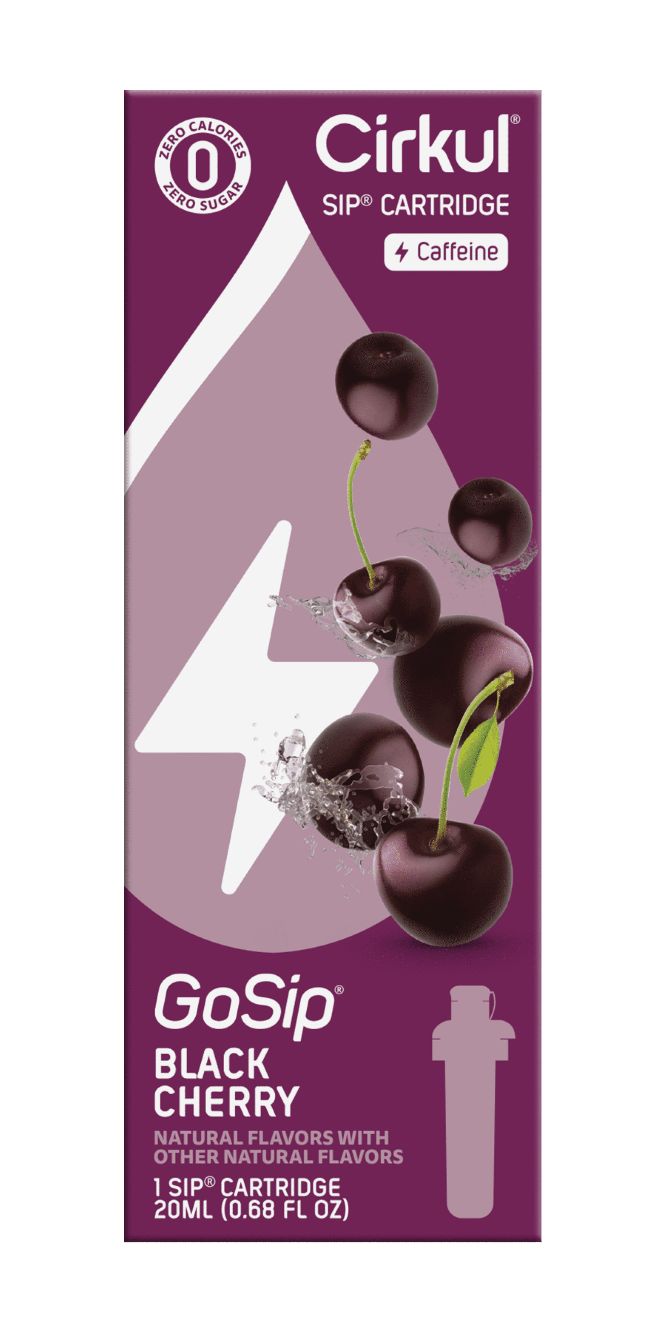 (2 pack)   Black Cherry Flavor Cartridge, Drink Mix, 1-Pack