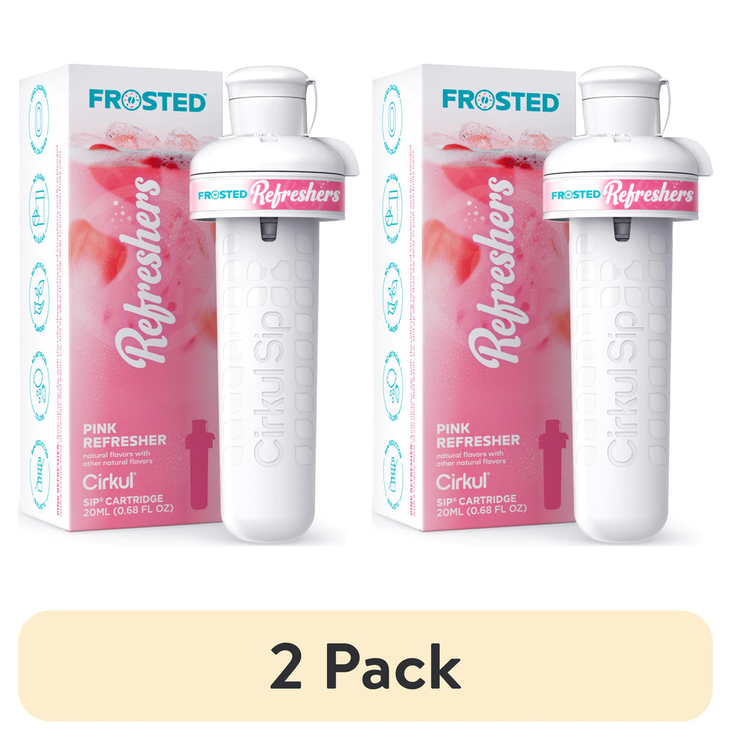 (2 pack)   Refreshers Pink Refresher Flavor Cartridge, Drink Mix, 1-Pack