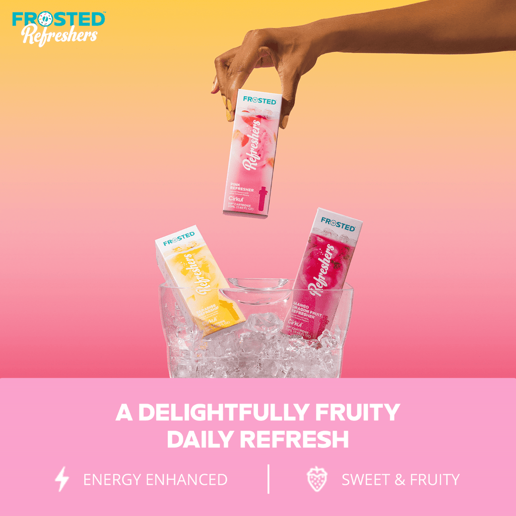 (2 pack)   Refreshers Pink Refresher Flavor Cartridge, Drink Mix, 1-Pack