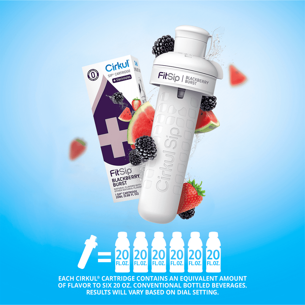 (3 pack)   Blackberry Burst Flavor Cartridge, Drink Mix.