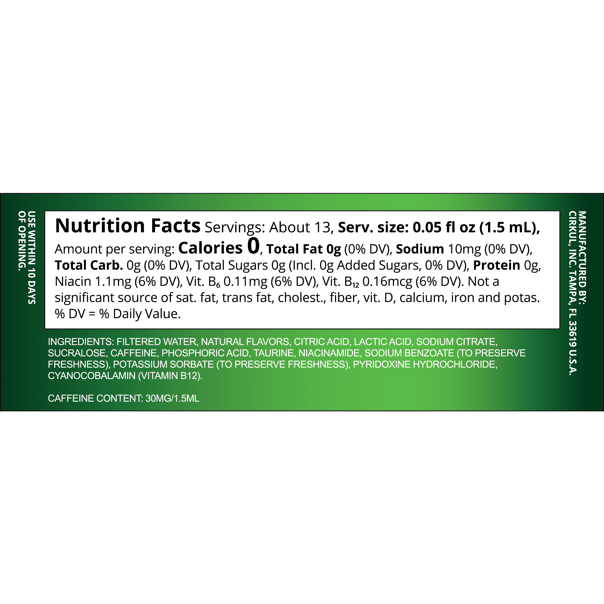 (2 pack)   Kiwi Berry Flavor Cartridge, Drink Mix, 1-Pack