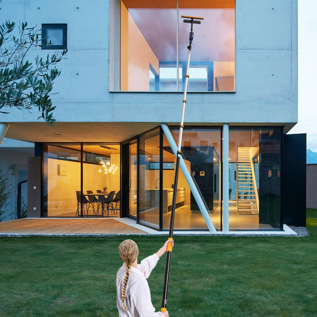 Adjustable 7 to 30FT Telescoping Pole - Painting, Window Cleaning &amp; Dusting Tool