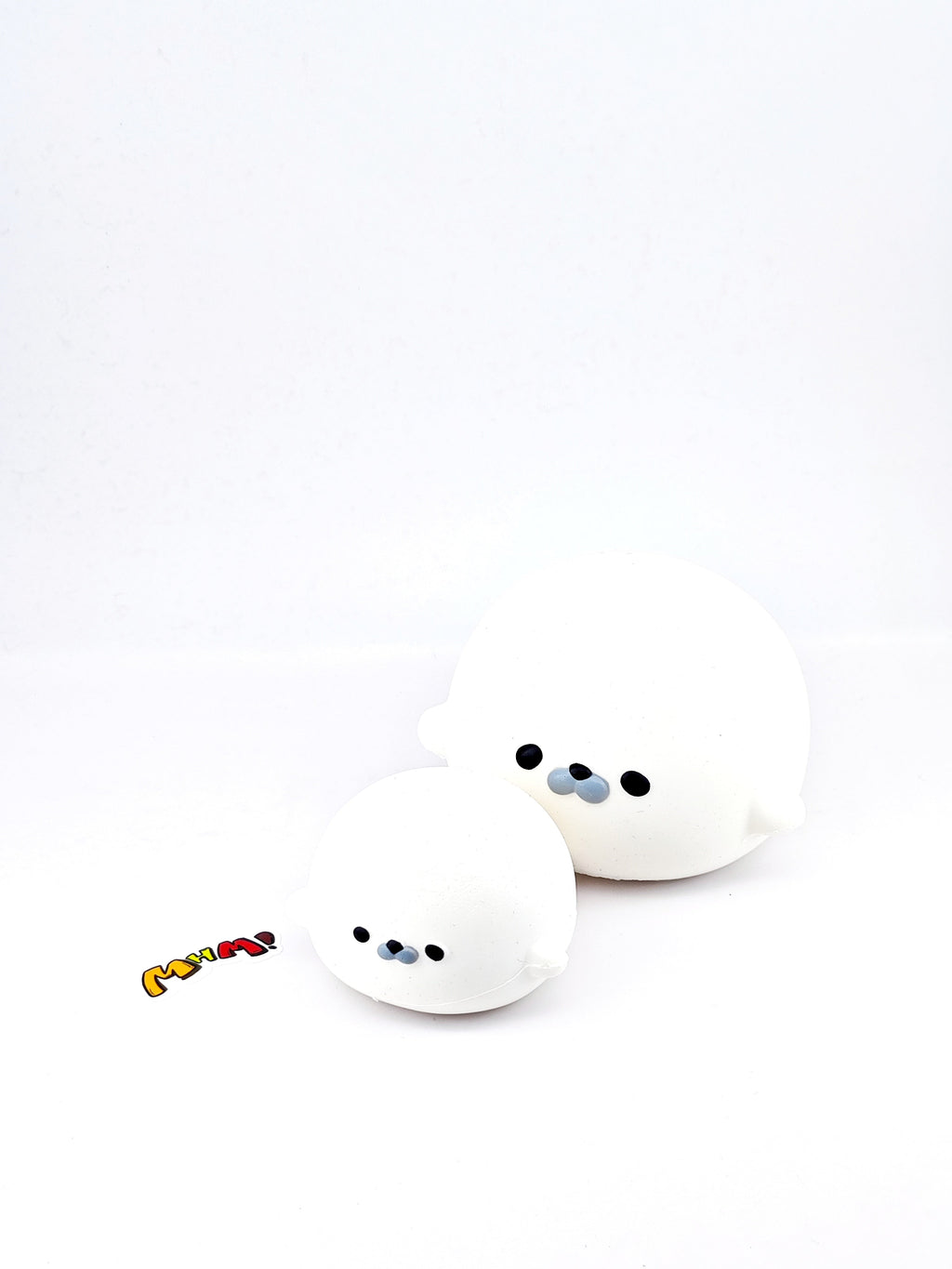 MHM Slow-Rebound Toy Series: Seal Dumpling — Super soft and perfect for little hands. These soft, bouncy rubber toys are ideal for children; they make great gifts for birthdays and holidays, as well as excellent stress-relief toys.